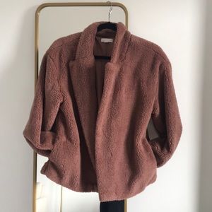Must-Have Sherpa Crop Fleece Jacket